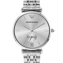 Emporio Armani Unisex Silver-Toned Dial Watch AR1819-picture-16