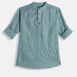 CHARCHIT Boys Comfort Embroidered Pure Cotton Casual Shirt-image-68