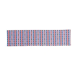 Alina decor Blue & Red Digital Printed Table Runner image 2