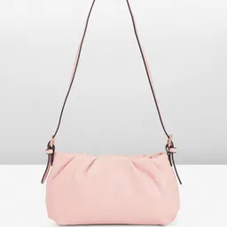 Allen Solly Solid Pleated Structured Mini Shoulder Bag image 3