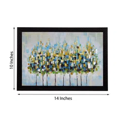 eCraftIndia Multicoloured Trees UV Wall Art image 3