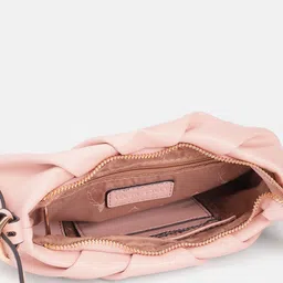 Allen Solly Solid Pleated Structured Mini Shoulder Bag image 5