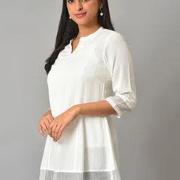 AURELIA Band Collar Striped Tunic image 5