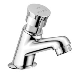 Aquieen Luxury Pillar Cock Brass & Ceramic Polished Finish Silver, AQN 138-picture-3