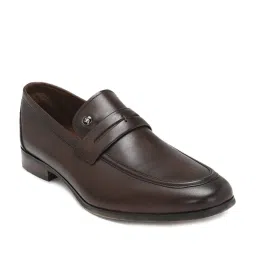 Louis Philippe Men's Brown Formal Loafers image 3