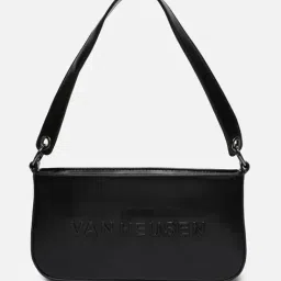 Van Heusen Black Logo Shoulder Handbag image 2