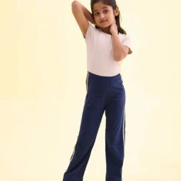 Go Colors! Kids Navy Cotton Relaxed Fit Track Pant-picture-12