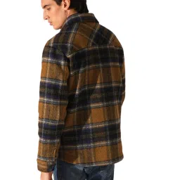 Selected Homme Yellow Regular Fit Checks Shacket image 2