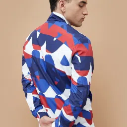 Kappa Blue Regular Fit Printed Jacket image 2