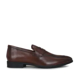 Van Heusen Men's Brown Formal Loafers image 2