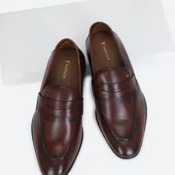 Van Heusen Men's Brown Formal Loafers image 1