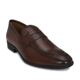 Van Heusen Men's Brown Formal Loafers image 3