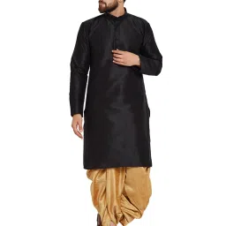Sojanya Black & Beige Full Sleeves Kurta Set image 1