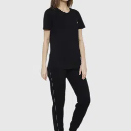 Vimal Jonney Black Regular Fit Pajama Set image 4