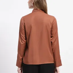 MADAME Rust Regular Fit Shirt image 2