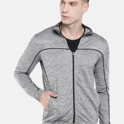 Sweet Dreams Grey Grindle Cotton Regular Fit Self Pattern Sweatshirt-picture-31