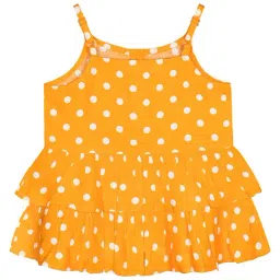 Budding Bees Kids Yellow Printed Top-picture-40
