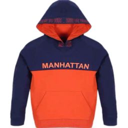 Plum Tree Kids Blue & Orange Cotton Printed Full Sleeves Hoodie-picture-44