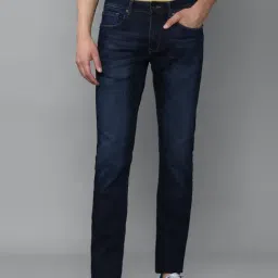 Louis Philippe Jeans Navy Slim Fit Jeans-picture-13