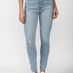 FOREVER 21 WOMEN HIGH WAIST SKINNY FIT REGULAR LENGTH JEANS-image-13