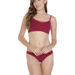 Jockey Maroon Non Wired Non Padded Beginner's Bra - SS12 image 4