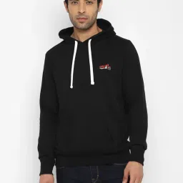 Royal Enfield Black Full Sleeves Hooded Sweatshirt image 1
