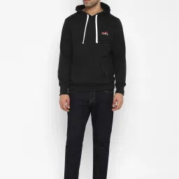 Royal Enfield Black Full Sleeves Hooded Sweatshirt image 5