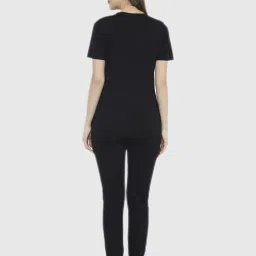 Vimal Jonney Black Graphic Print Pajama Set image 2