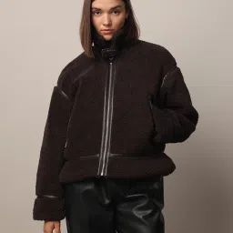 Only Dark Brown Regular Fit Jacket image 2