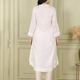 W White Straight Kurta image 2