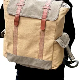 Mona B 18 Ltrs Beige Large Backpack image 2