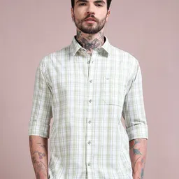 RIGS AND RAGS Men Classic Checked Casual Shirt-image-58