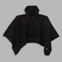 Blue Giraffe Girls Black Striped Sweater-image-70