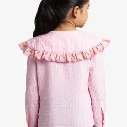 Ed-A-Mamma Girls Pink Cotton  Top image 2