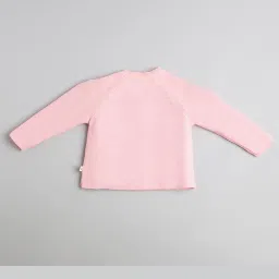 ed-a-mamma baby Ed-A-Mamma Girls Pink Cotton Self Design Combo Set image 2