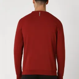 Van Heusen Red Regular Fit Sweatshirt image 2