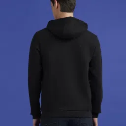 Pepe Jeans Black Regular Fit Hooded Sweatshirt image 2