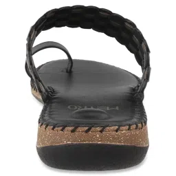 Metro Women's Black Toe Ring Sandals image 5