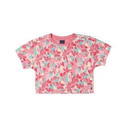 Allen Solly Junior Pink Floral Print T-Shirt-picture-48