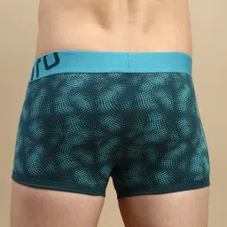 Zoiro Blue Cotton Printed Trunks image 2