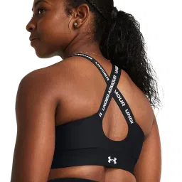 Under Armour Black Polyester Fitted  Bra image 2