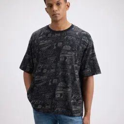 Pepe Jeans Black Cotton Comfort Fit Printed T-Shirt-picture-35
