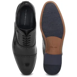 Allen Solly Men's Black Brogue Shoes image 4