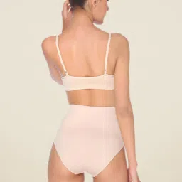c9 airwear C9 Beige Solid Shapewear Bottom image 2