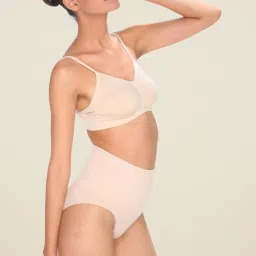 c9 airwear C9 Beige Solid Shapewear Bottom image 4