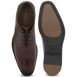 Van Heusen Men's Brown Oxford Shoes image 4