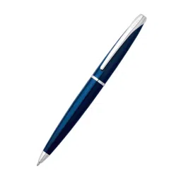 Cross ATX Chrome Plated Blue Lacquer Ball Pen (Black), 882-37-image-3