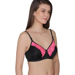 Clovia Black & Pink Non-Wired Padded Multiway Bra image 4