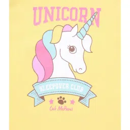 Cub McPaws Kids Yellow Cotton Printed T-Shirt & Pyjamas image 4