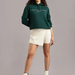 TOMMY HILFIGER Green Cotton Logo Sweatshirt image 5